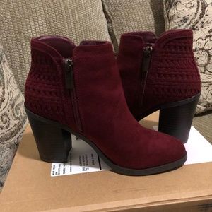 Women’s Burgandy Booties